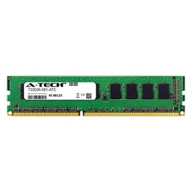 A-Tech 4GB Replacement for HP 733036-581 - DDR3 1866MHz PC3-14900 ECC Unbuffered UDIMM 1rx8 1.5v - Single Server Memory Ram Stick (733036-581-ATC)