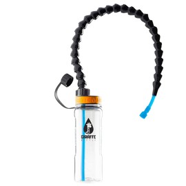 Giraffe Bottle Tower XL Hands Free Drinking System, Clear Tritan Bottle (length 25 in / 63 cm)