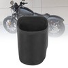 Motorcycle Water Cup Holder Black Drainage Holes Plug in Fixed