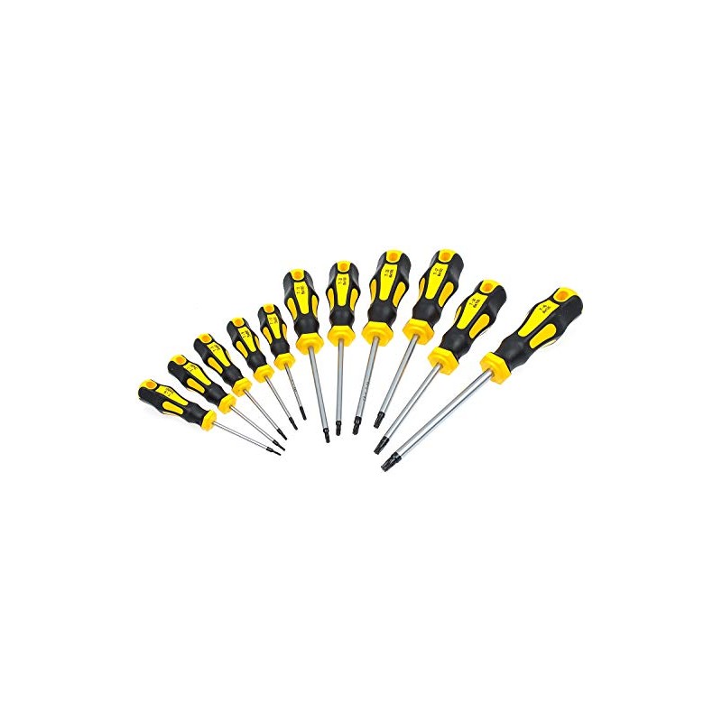 11-piece Screwdriver Set, T-STAR, not tamperproof