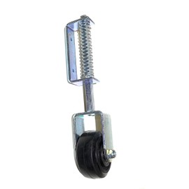 220 lb Heavy Duty Gate or Door Caster - Spring Loaded - 4 Inch Fixed Wheel - Square Shaft Non-Swivel - Foghorn Construction