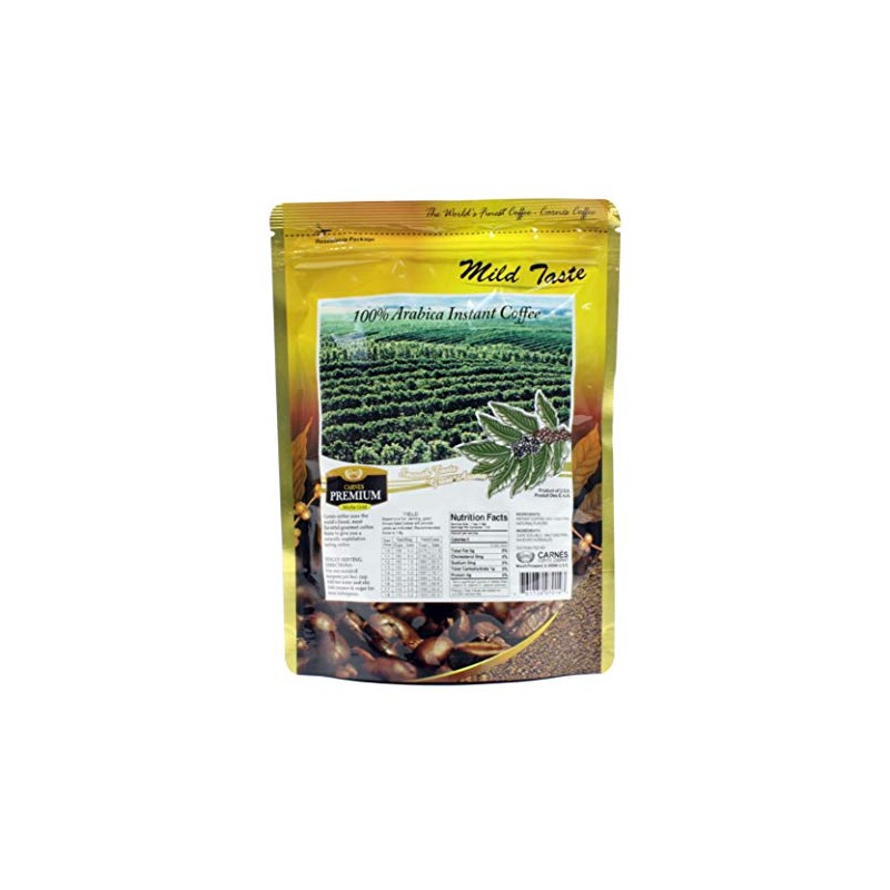 Carnes Premium Instant Coffee 100% Arabica Coffee (Mocha, 7oz_1 pack)