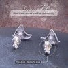 925 Sterling Silver Ladies Nautical Sailboat Stud Earrings Sail Boat