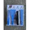 Jus N Tyme 7 Piece Set JNT-TKA Acrylic Scraper Kit; Removal Soft & Leathery Sealants; Blue