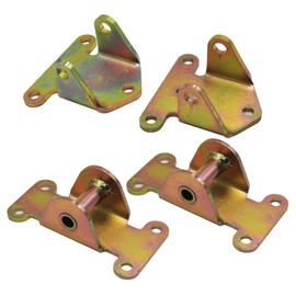 YHB Solid Motor Engine Mount Combo SBC BBC for Chevy Frame MountRat Rod Hot Street Engine Bracket Kit ‎3990914 3960768 6258154 - SBC Motor Mounts