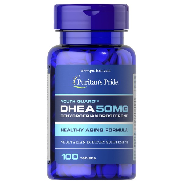Puritan's Pride DHEA 50Mg, May Promote Sugar Metabolism, 100 Count