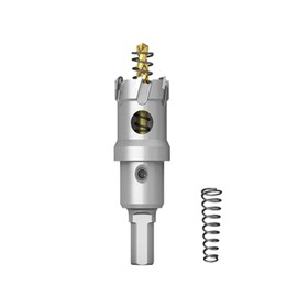 2022 Upgrade Heavy Duty Carbide Hole Saw,Metal Steel Hole Saw Drill Bit,TCT Hole Cutter-Alloy Hardness Upgrade, Life Upgrade,Use for Stainless Steel, mild Steel, Iron, Copper,etc (23mm|29/32")