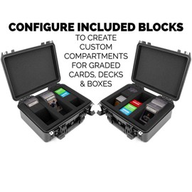 CASEMATIX CM Graded Card Case Storage Box for 80+ BGS PSA Sports Trading Cards Slabs