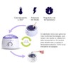 Calentador de cera electrico Profesional para depilacion Pro-wax100