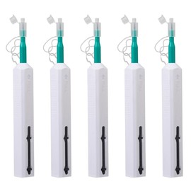 Fiber Optic Connector Cleaning Pen,5PCS Fiber Optic Cleaner Pen for 2.5mm Ferrules SC,FC,ST,SC/APC and FC/APC,800+ Clean Times