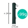 Mabu SMV-40434 Men's Folding Umbrella, Ultra Lightweight, 5 Ribs, UV