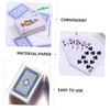 Totority 6sets Miniature Poker Cards for Boy Girl Game Props
