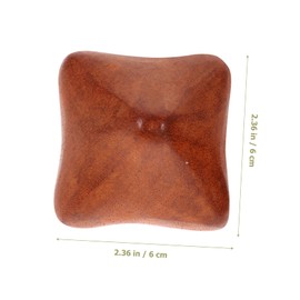 Baluue 2pcs Wooden Massage Balls Natural Solid Wood Hand Exercise Therapy Balls for Home Shop for Finger Strengthening and Injury Recovery