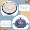 Reallnaive 8 Pcs Enameled Bread Dutch Oven with Lid for