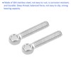 M METERXITY 4pcs Mechanical Shoulder Lift Eyebolt Rigging Chandelier Fence