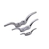 2pcs Flag rope cleat hooks 66mm marine grade stainless steel