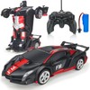 Tcvents Radio Controlled Car Transformation Robot Car Toy, Stunt Car,
