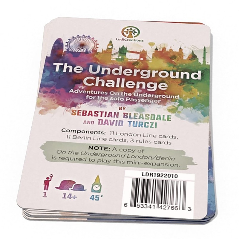 LudiCreations: The Underground Challenge: London/Berlin - Solo Mini-Expansion for On