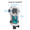 PULUZ 60m Waterproof Dive Case for Insta360 X5, Invisible Underwater