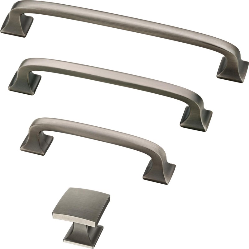 Franklin Brass Lombard (1-Pack) Cabinet Knobs Heirloom Silver Drawer Knobs