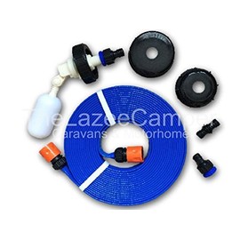Thelazeecamper Caravan universal FLAT HOSE KIT autofill Mains Water adaptor 5M for AQUAROLL AND SUPERPITCH fast postage lz