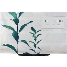 TINTON LIFE Premium Quality Wrinkle Free Polycotton Indoor TV Dustproof Cover Cloth(Leaf 3, 42")