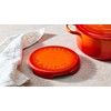 Le Creuset Enameled Cast Iron Signature Trivet, 8.8", Peche