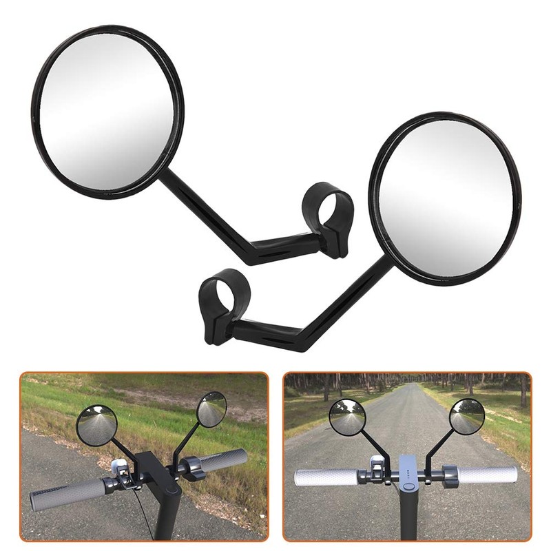 Scooter Handle Rearview Mirror - Adjustable Angle - Wide View