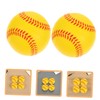 Kisangel 4pcs Soft Foam Baseballs Safe PU Sponge Training Balls