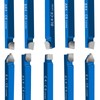 10PCS 1/4" Metal Lathe Cutting Tools,C-6 Carbide Tip Cutter Tool