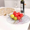 Hosoncovy 4 Pack Waves Decorative Placemats PVC Placemats Hollow Table