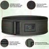 AQF Weight Lifting Belt - 4” Auto Lock Nylon Gym
