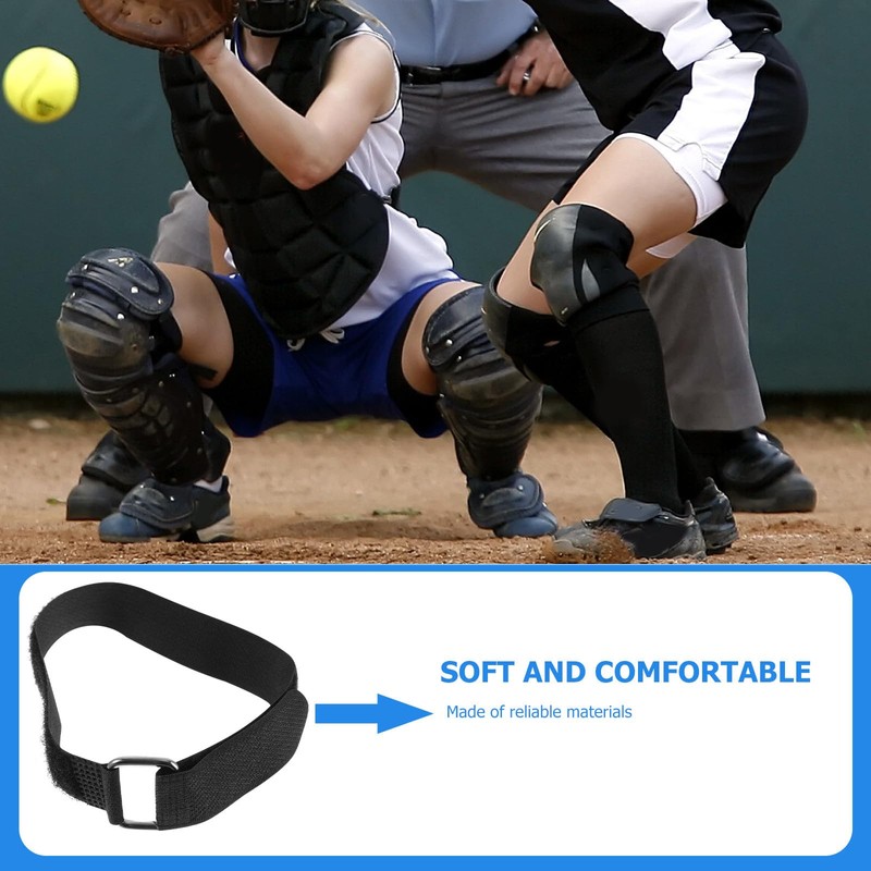 HANABASS 25 Pcs Catcher Shin Guard Replacement Straps, Adjustable Baseball