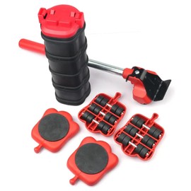Furniture Moving & Lifting Tool Set, Movers with 360° Swivel Wheels, Lifter for Bed, Sofa, Heavy Appliances, Home & Professional Use, Supports Upto 600 lbs NOT Suitable for Carpets (13)