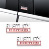 2 Pcs RUSTBOX Edition Emblem Car Side Rear Front Hood