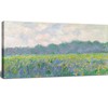 Claude Monet Canvas Wall Art - Field of Yellow Irises