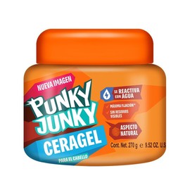 Punky Junky Cera Gel Natural para Cabello, 270 g