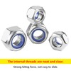 Ctyjia Pack of 20 304 Stainless Steel M8 Hex Nuts,