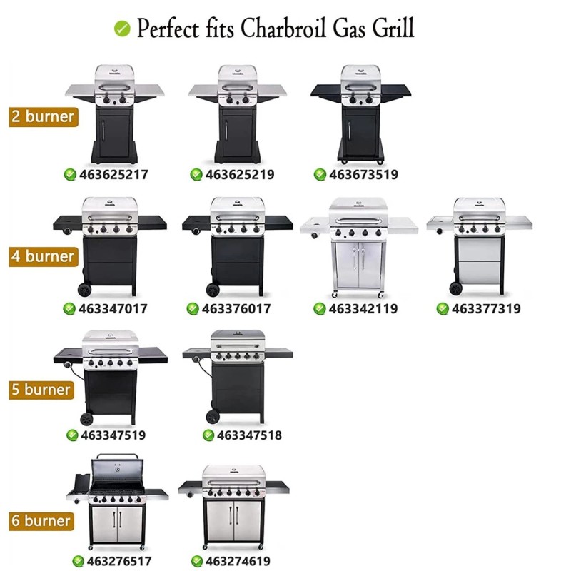 Gcostar Replacement Parts for Charbroil Performance 475 4 Burner Grill