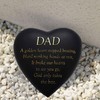 GIFTS 4 ALL Graveside Memorial Plaque for DAD, RIP Dad