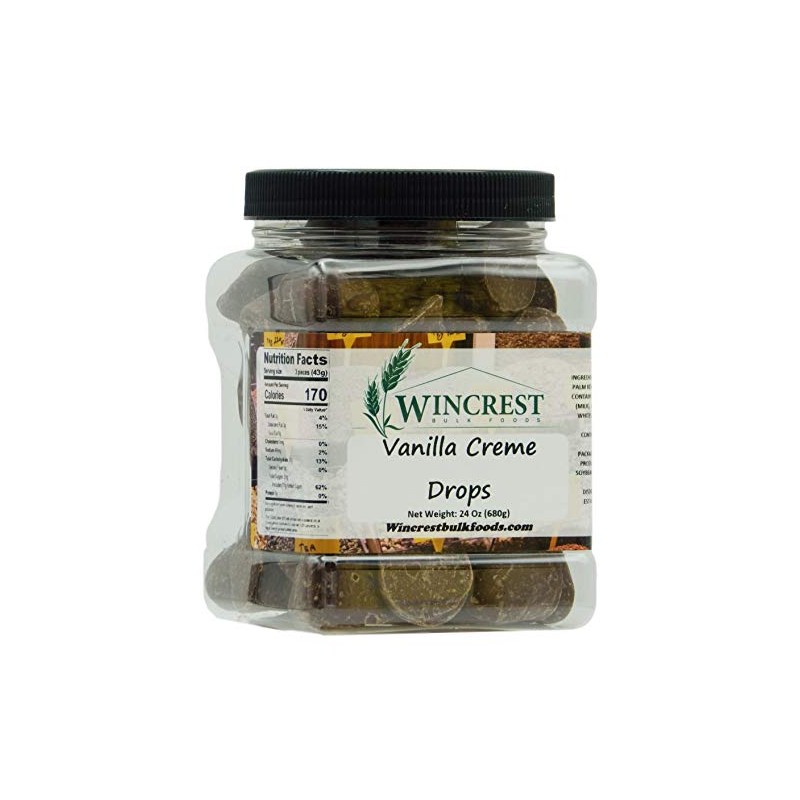 Vanilla Creme Milk Chocolate Drops - 1.5 Lb Tub