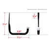 Shepherd Hardware 8088e Heavy Duty acero cochera Almacenamiento/Utilidad Ganchos, 6