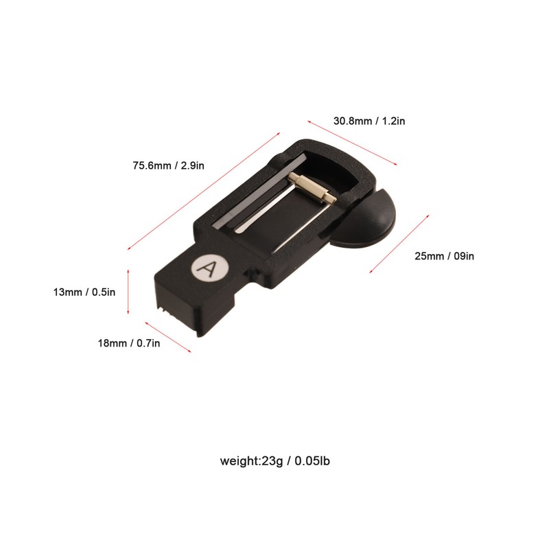 Saxophone Reed Trimmer Black Sax Reed Cutter Repairer Musical Instrument
