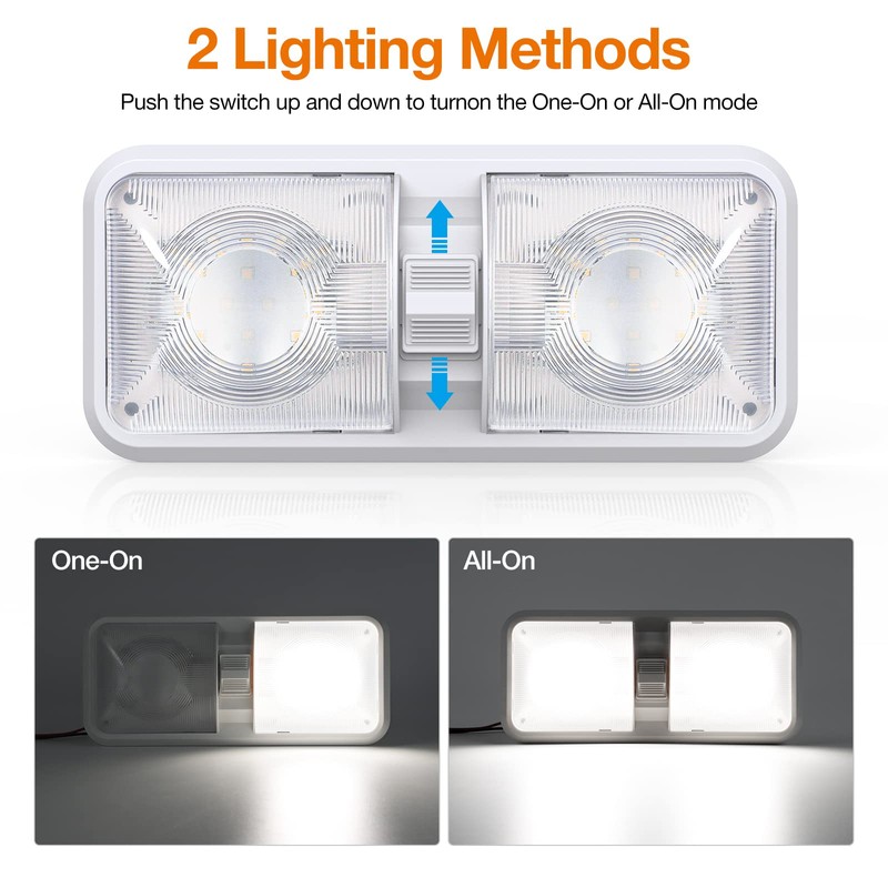 RV Lights Interior, 12 Volt Led Lights 1000LM, Camper Lights
