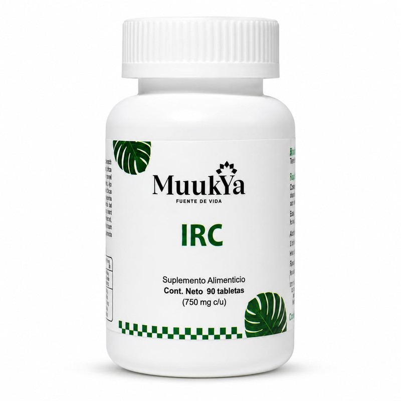 MUUKYA IRC Suplemento Natural Renal con Chanca Piedra y Reishi,