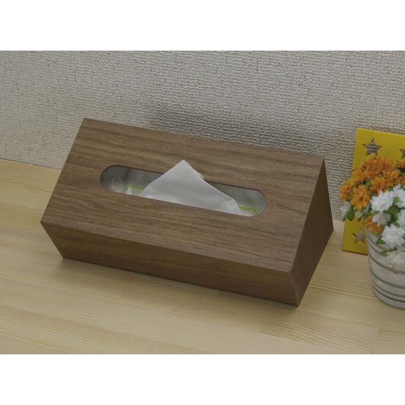 Tatsunosuke Hashimoto Craft Basque Tissue Box Slant, Black