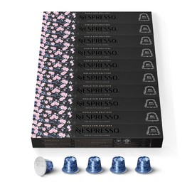 NESPRESSO Original Tokyo Lungo, Medium Roast, Compatible with Original Capsule Machines, Capsule Set of 100 Coffee Capsules
