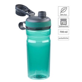 Speeron Fitness Bottle: BPA-Free Sports Water Bottle, 700 ml, Leak-Proof, Green (Camping Bottle, Plastic Water Bottle, Cup Holder)