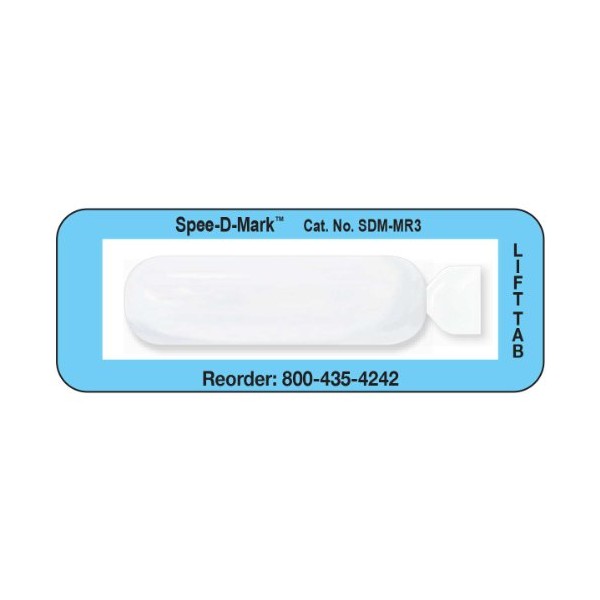 Spee-D-Mark SDM-MR3 MRI Skin Marker Radiolucent, 1.25" Size (Box of