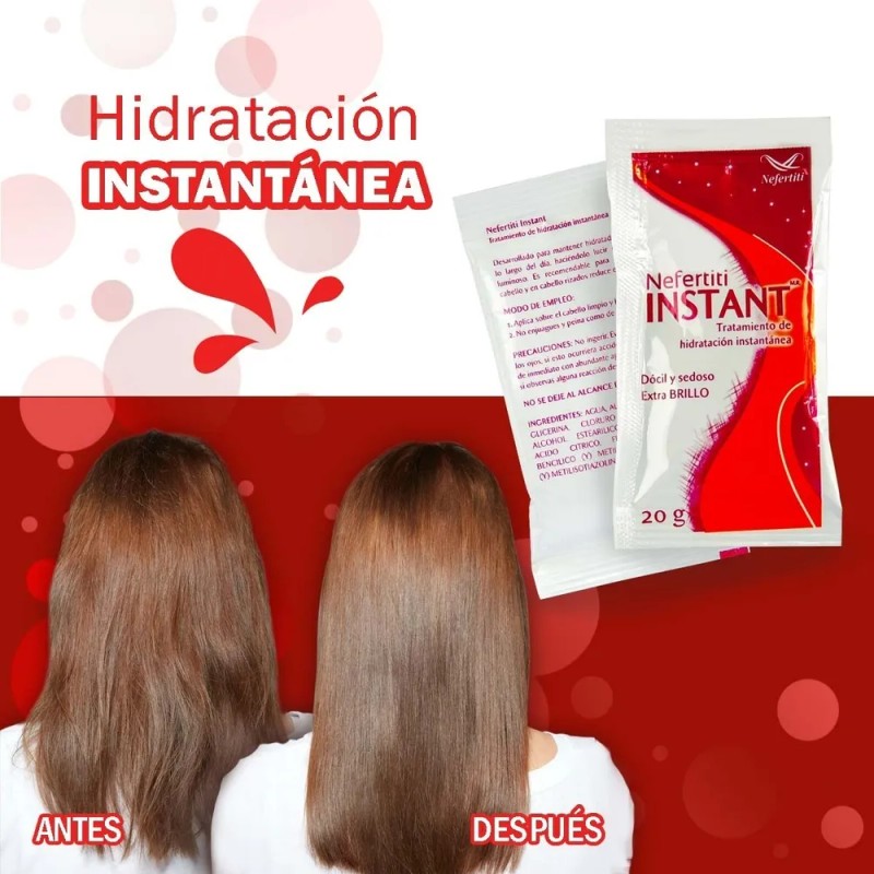 Kit Tratamiento Para Cabello Hidratacion Instantanea 3pzas